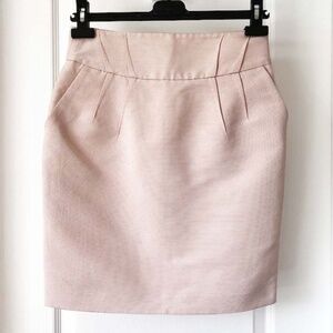 REISS Mollie Blush Pink Mini Skirt
